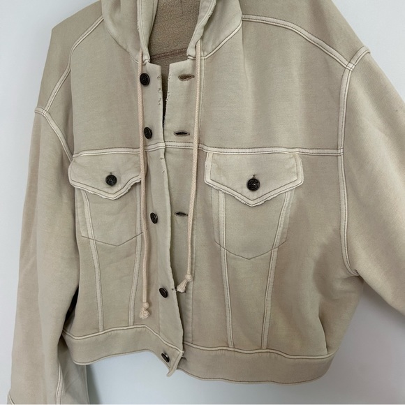 Free People sweatshirt jacket - Picture 3 of 5